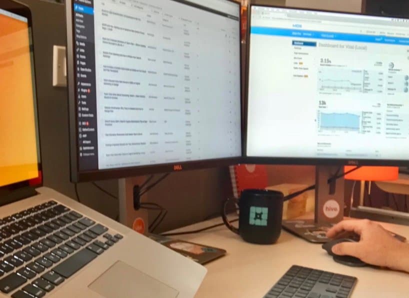 Web Developer and SEO Specialist working hard