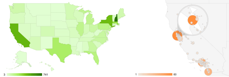 Five Google Analytics Metrics Every Business Should Run 3 google-analytics-location-map