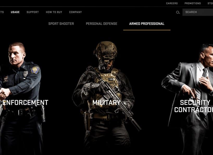 Vital Launches New Enterprise Website for SIG SAUER - SIGSAUER.com 8 Screen Shot 2016 11 23 at 9.11.06 PM