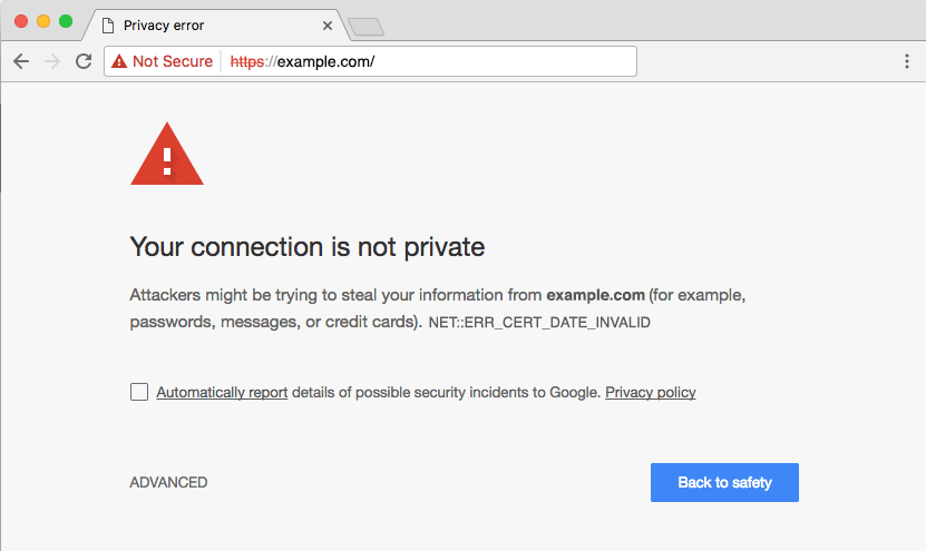 Expired Cert