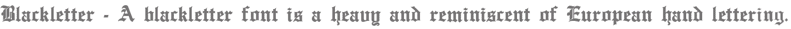 blackletter