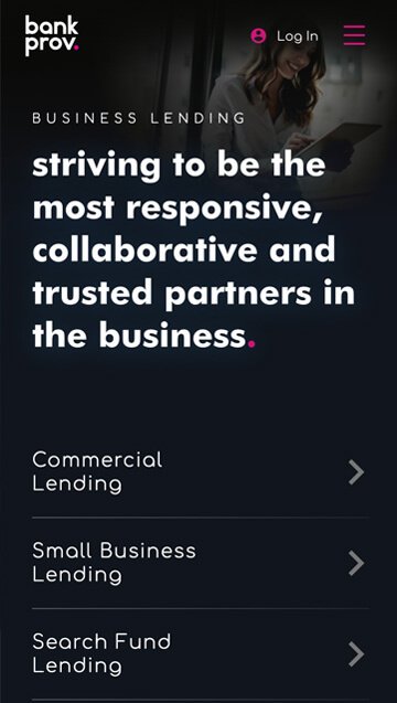 Element's mobile webpage