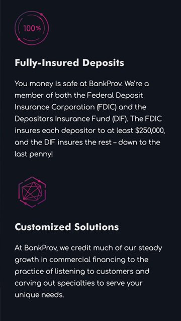 Element's mobile webpage