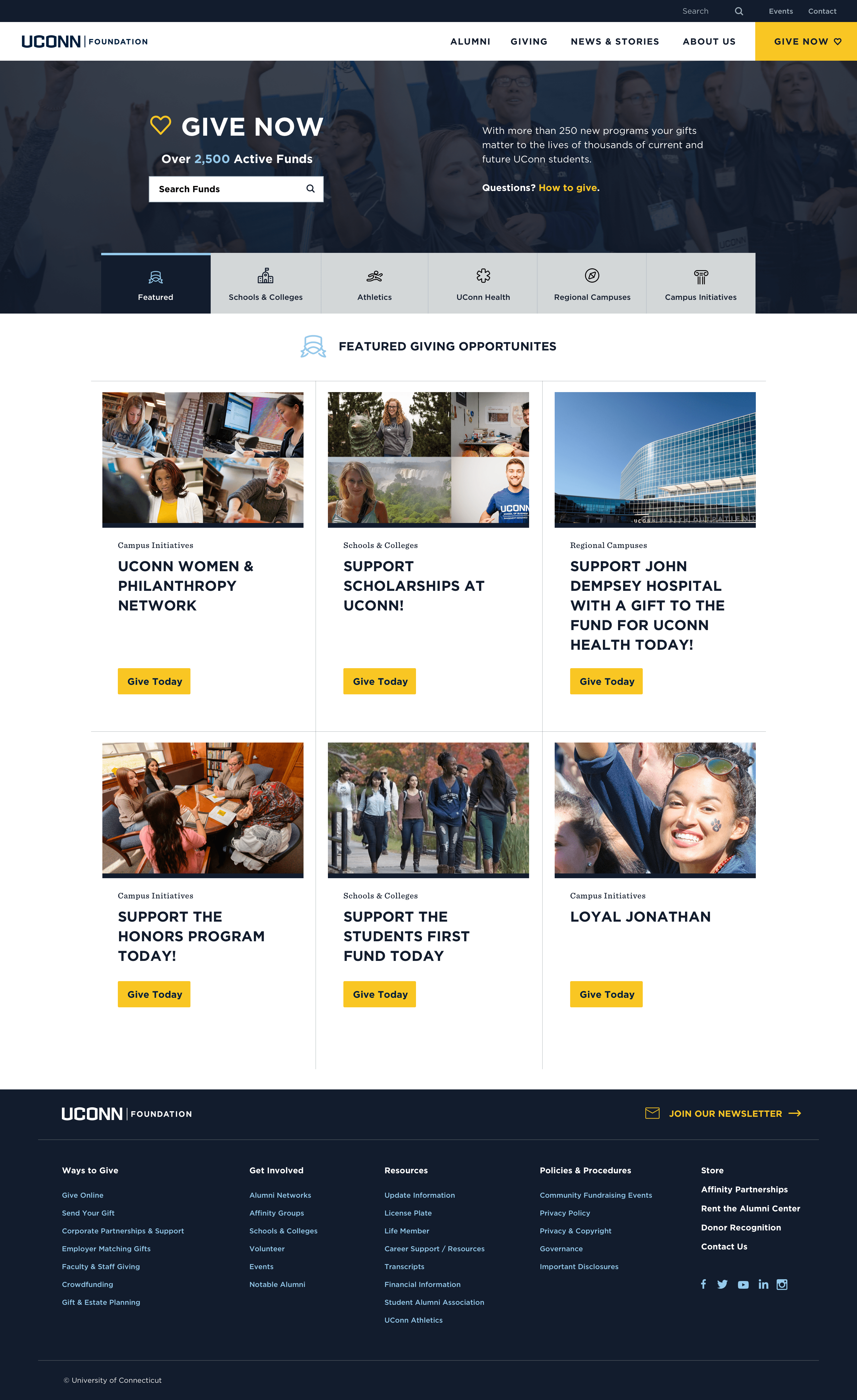 UCONN Design Give Now Featured