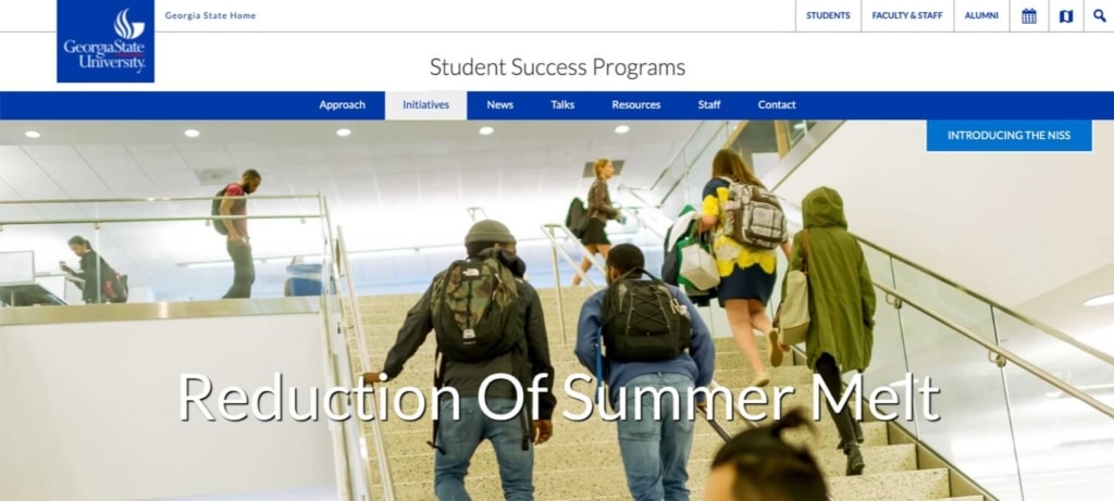 Higher Education Website Design Chatbots: Georgia State Case Study