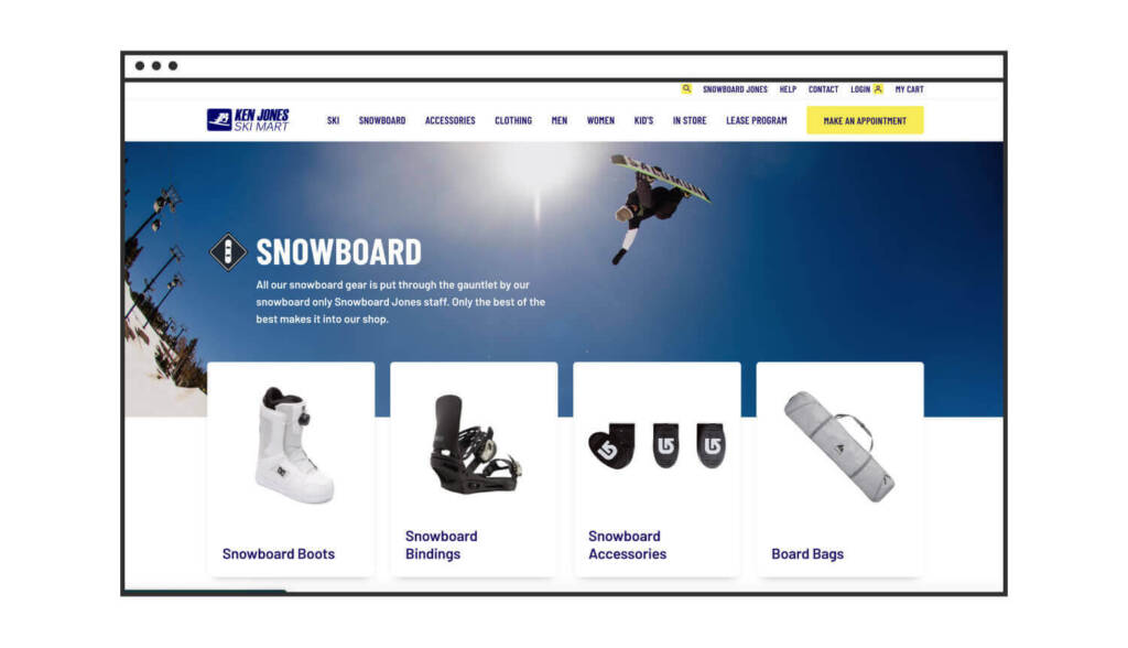 CRO Tips for eCommerce Websites: 20 Tips to Enhance Growth & Boost Sales Draft 4 Ken-Jones-e-commerce-interface