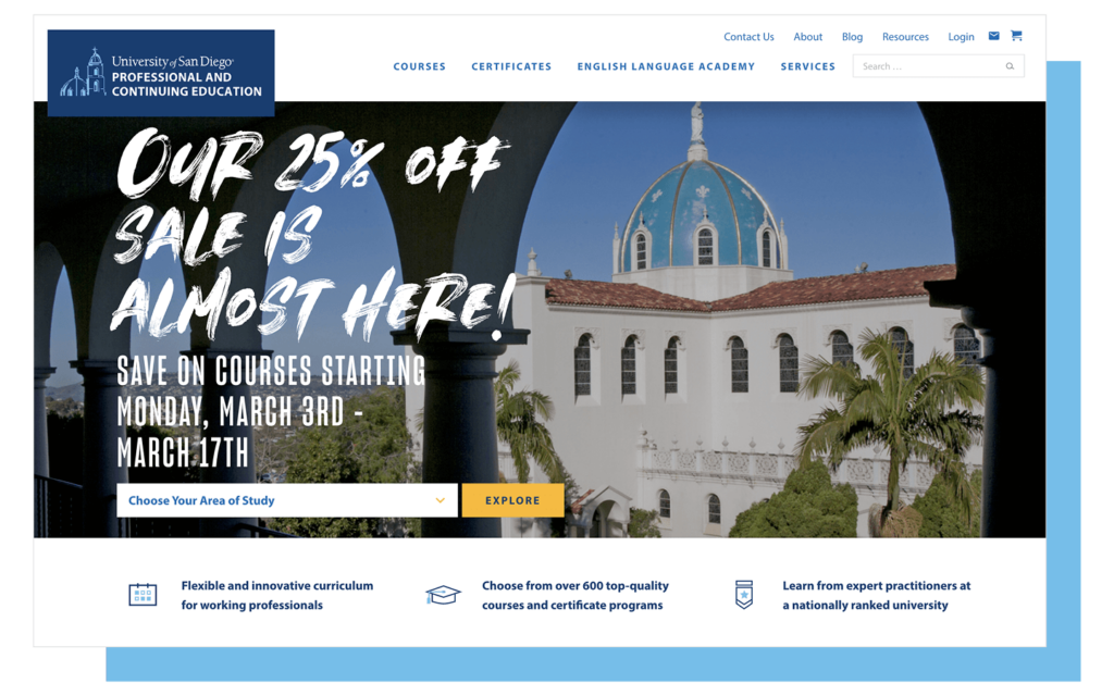 USD PCE Website